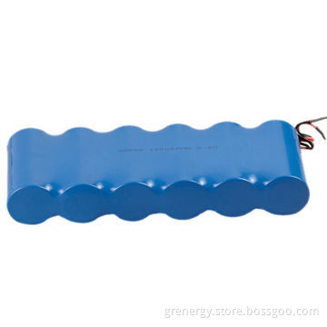 LiFePO4 Battery Pack, 32650 2S3P, 6.4V with 12Ah Capacity, Applied on Power Tools, LED Light, UL
